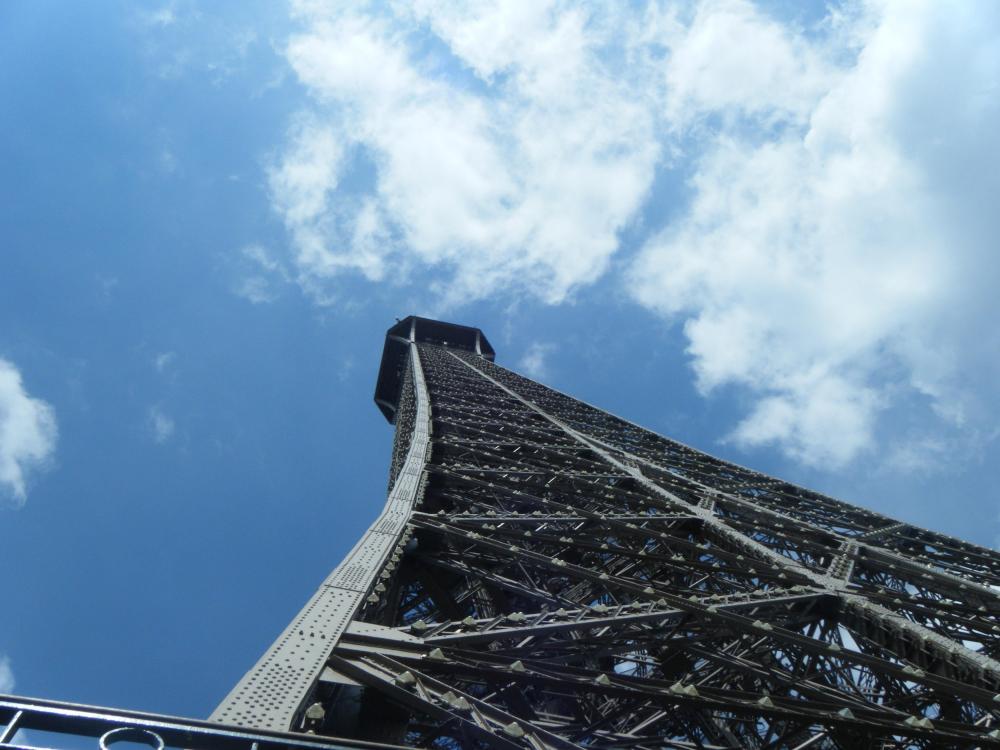 Limited Edition A4 Print: Eiffel Tower Upwards